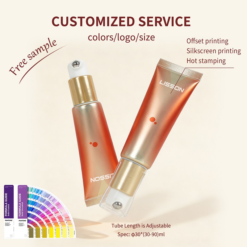 Stainless Steel Roller Ball Cosmetic Tube