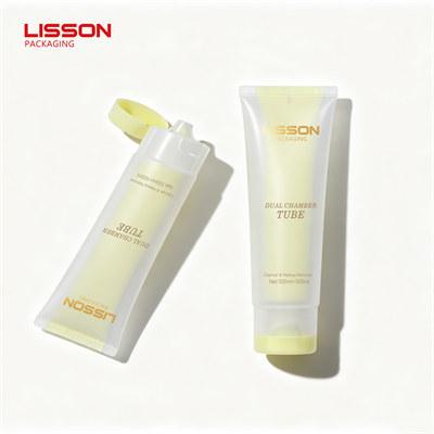 dual chamber cosmetic tubes