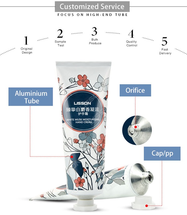 Octagonal Cap Aluminum Hand Cream Tubes