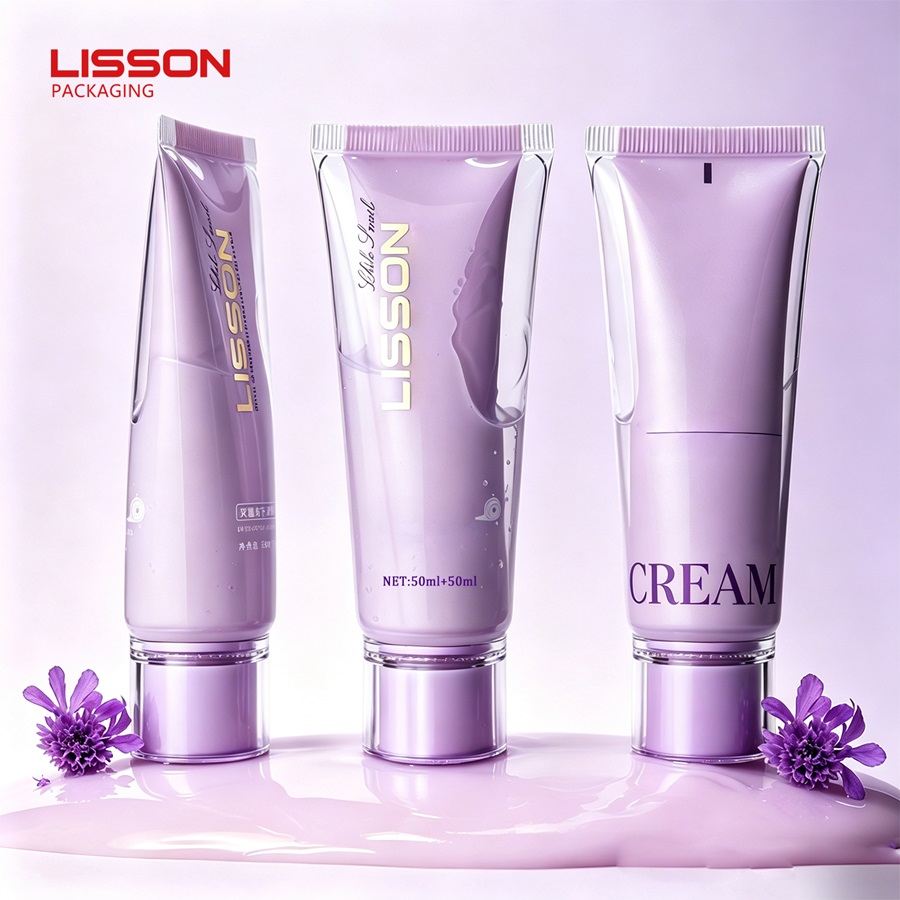 PE Dual Chamber Cosmetic Tube Packaging