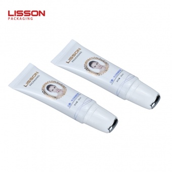 Tubo de plástico de masaje de rodillo simple de 40 ml para embalaje de cuidado de la piel