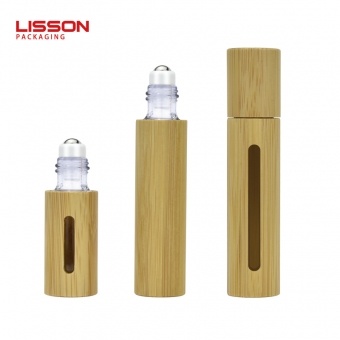 Ventas al por mayor 5ml 10ml Roller on Bottle Bamboo Sustainable Packaging