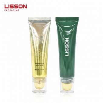 Envase cosmético de 50 ml con aplicador de aleación de zinc