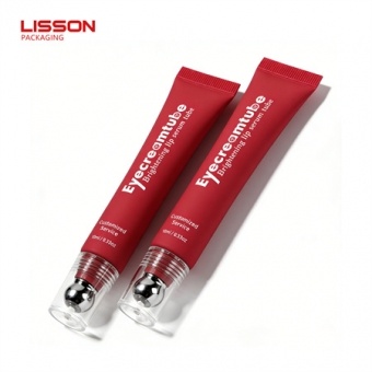 Tubo exprimible de crema para el contorno de ojos de PE de 10 ml