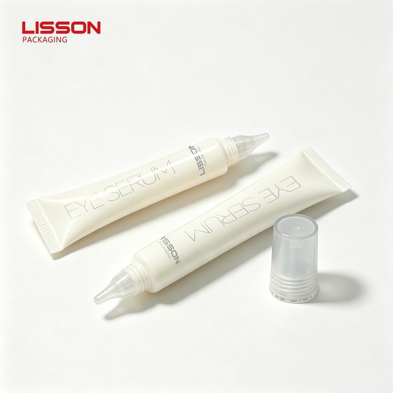 Empty PE Plastic Eye Cream Tube With Dropper