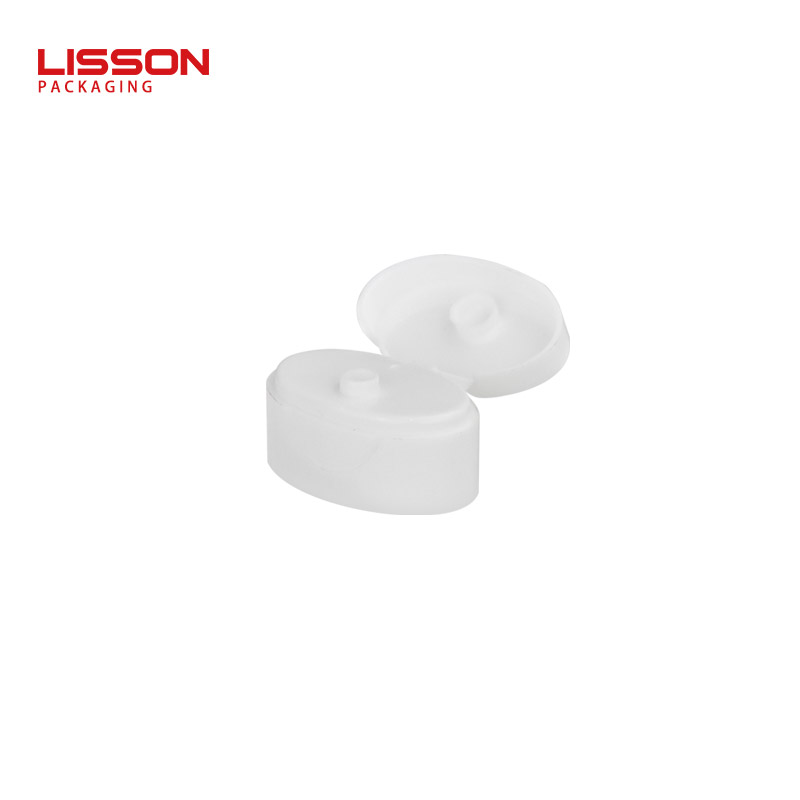 Cosmetic Flip Top Cap Dual Chamber Tube