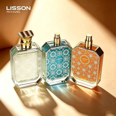 Patterned Perfume Packaging Bottle
