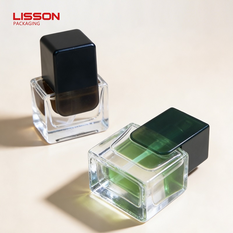 custom square glass foundation bottle wholesale
