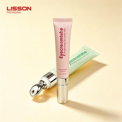 skincare tube with zinc alloy head