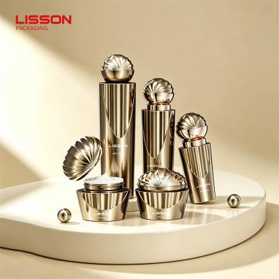 luxury glass skincare bottle and jar
