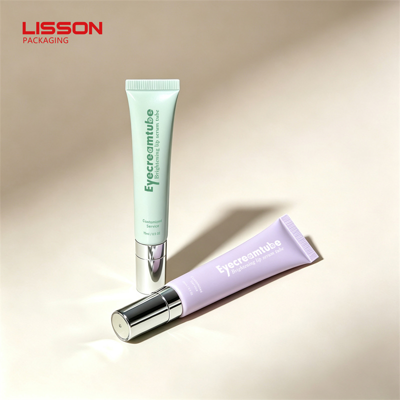 skincare tube with zinc alloy head