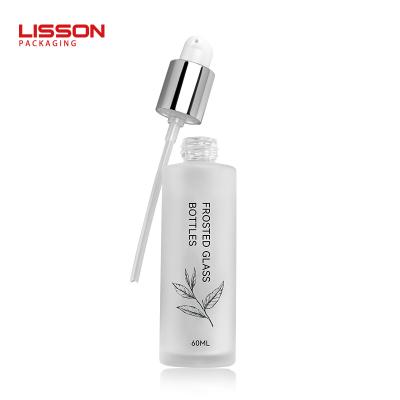 matte glass dropper bottle packaging