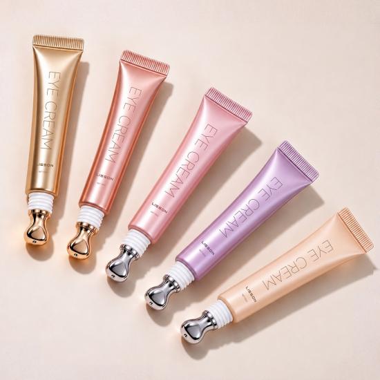 Tubo de crema para contorno de ojos D16mm al por mayor con aplicador de aleación de zinc
