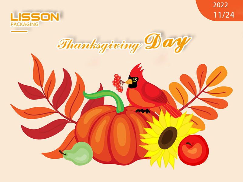 Disfrute del Día de Acción de Gracias y el Black Friday Holiday-Lisson Packaging
