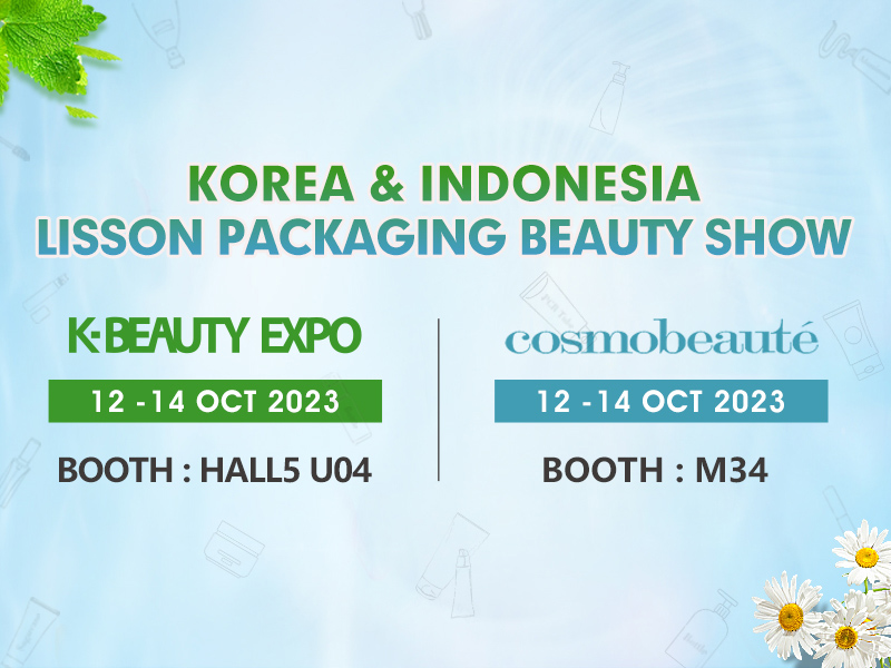 Lisson Packaging presenta innovadores tubos cosméticos ecológicos en K-BEAUTY EXPO Korea 2023 y cosmobeaute Indonesia 2023