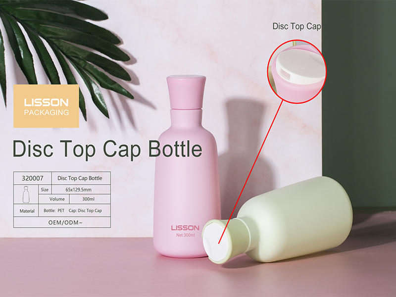 Botella de plástico PET con tapa superior Dico: una opción conveniente para el empaque de champú y acondicionador
