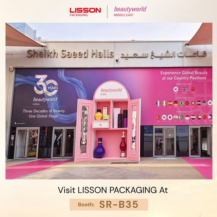 LISSON Packaging presenta soluciones integrales de envases cosméticos en Beautyworld Middle East 2026 en Dubái