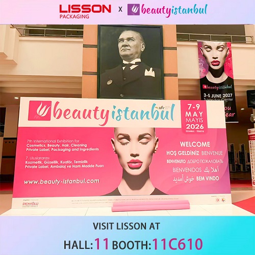 Conozca a LISSON PACKAGING en BeautyIstanbul 2026 | Del 7 al 9 de mayo en Estambul, Turquía.