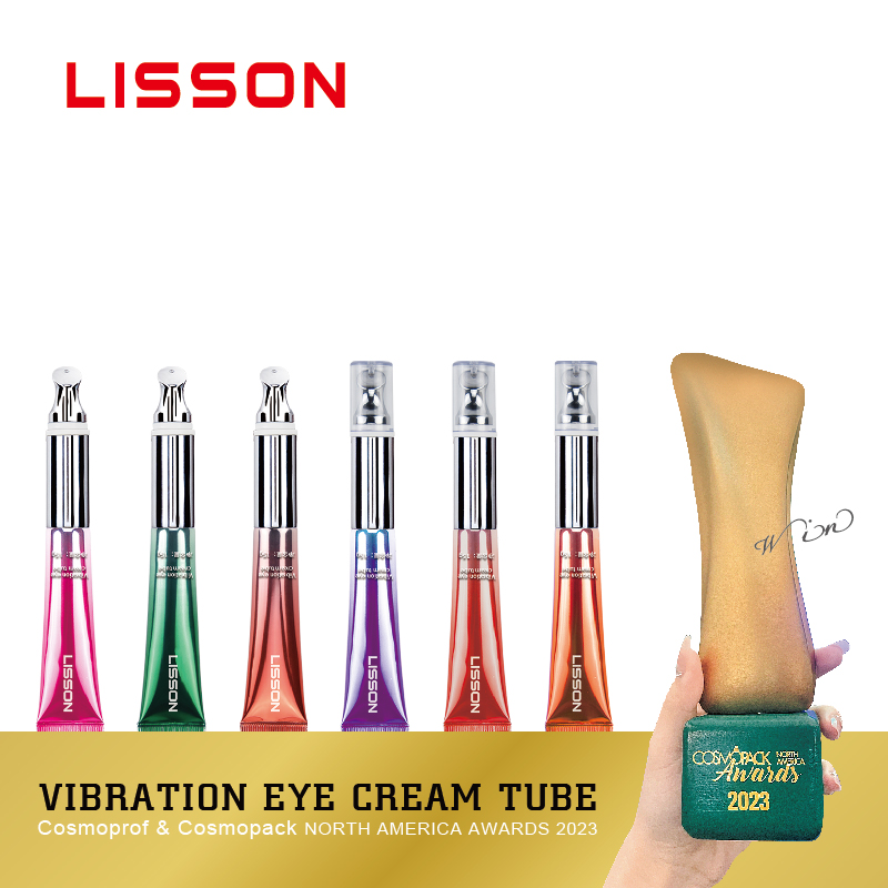 LISSON Vibrating Eye Cream Tube ganó el primer premio en los premios Cosmoprof & Cosmopack North America